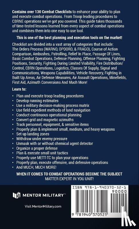 Gerecht, Mark - Tactical Leader's Guide for Combat Operations