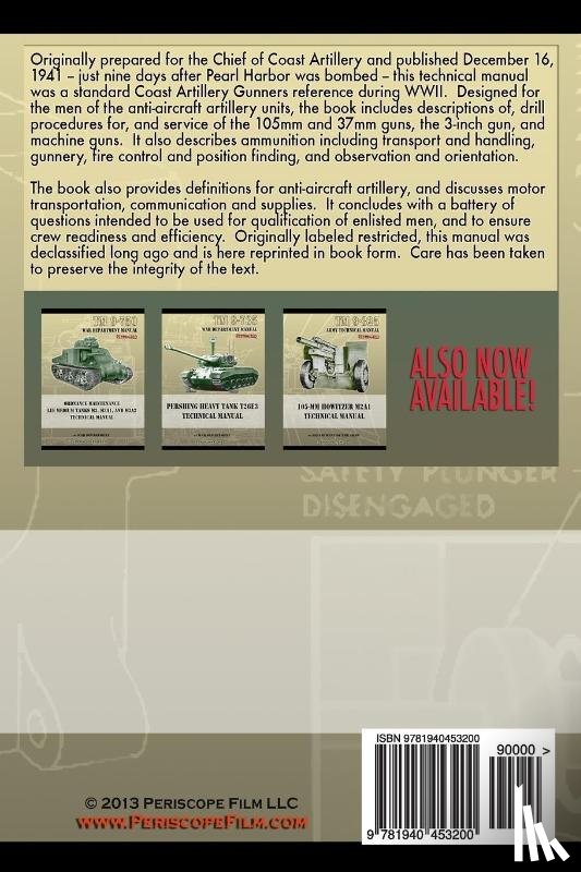 War Department - Coast Artillery Antiaircraft Gun Technical Manual