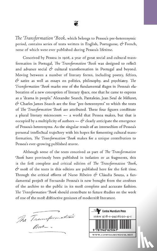 Pessoa, Fernando - The Transformation Book