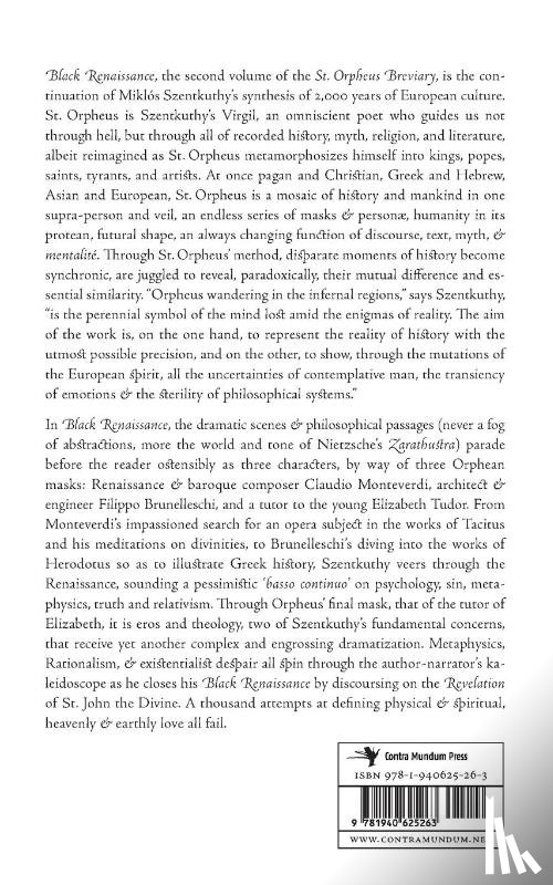 Szentkuthy, Miklos - Black Renaissance