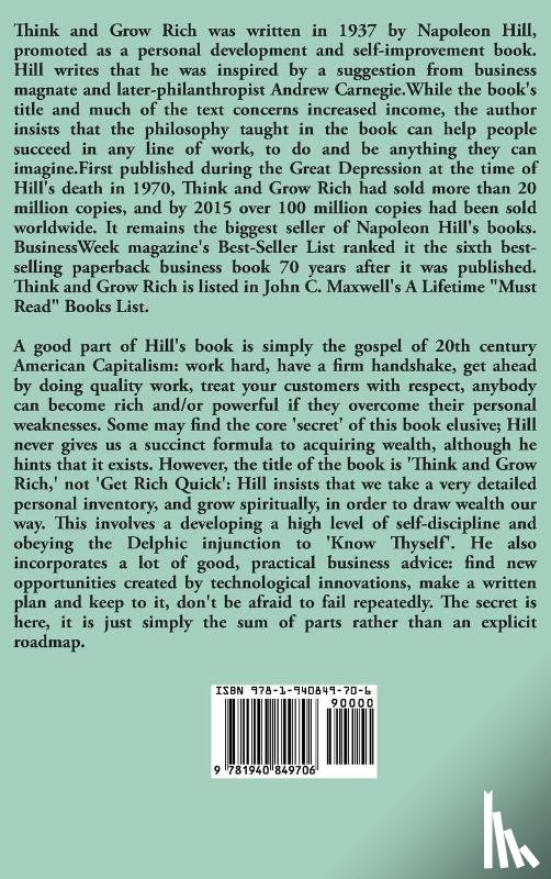 Hill, Napoleon - Think and Grow Rich