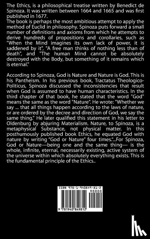 Spinoza, Benedict De - The Ethics