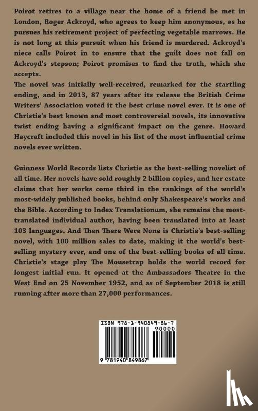 Christie, Agatha - The Murder of Roger Ackroyd