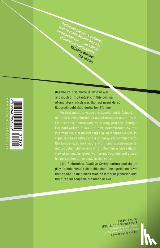 Rodoreda, Merce - War, So Much War