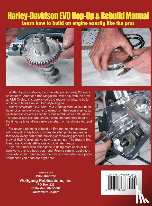 Maida, Chris - Harley-Davidson Evo, Hop-Up & Rebuild Manual