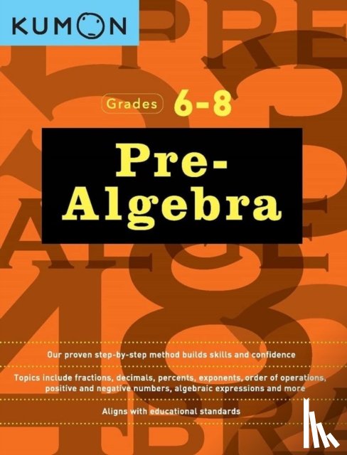 Publishing, Kumon - Kumon Grades 6-8 Pre-Algebra