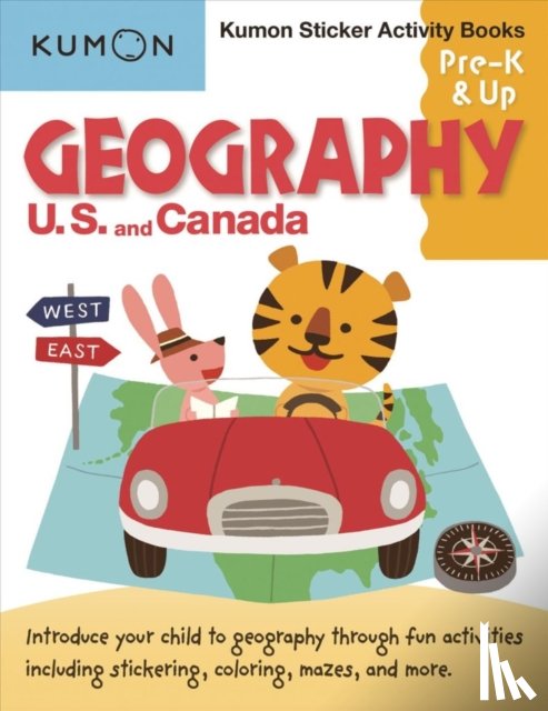 Kumon - Kumon Sticker Activity Books: Geography U.S. and Canada