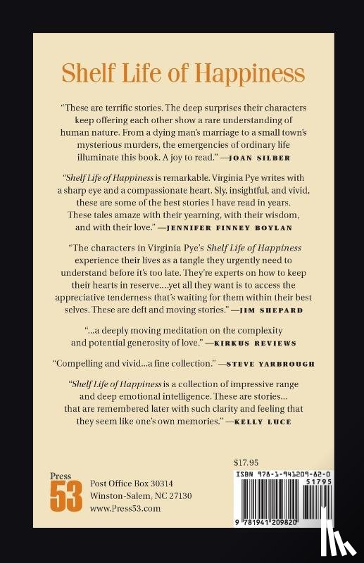 Pye, Virginia - Shelf Life of Happiness