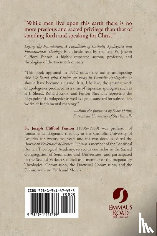 Fenton, Joseph Clifford - Laying the Foundation