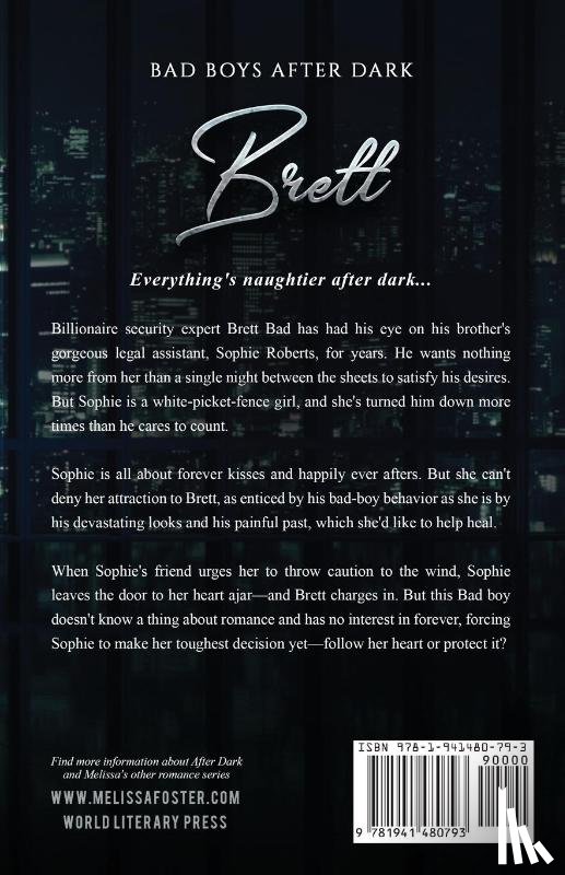 Foster, Melissa - Bad Boys After Dark: Brett (Bad Billionaires After Dark)