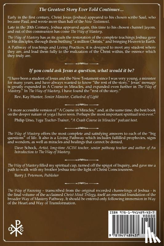 Ben Joseph, Jeshua - The Way of Mastery, Pathway of Enlightenment