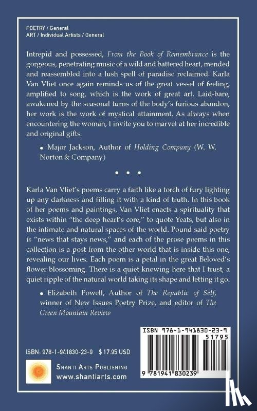 Van Vliet, Karla - From the Book of Remembrance