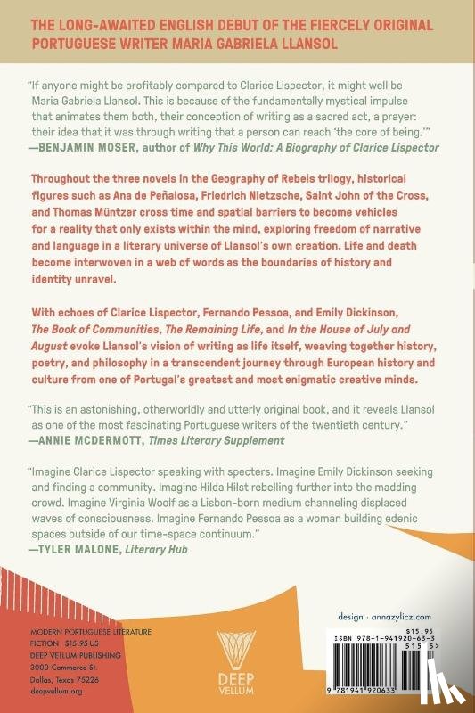 Llansol, Maria Gabriela - Geography of Rebels Trilogy
