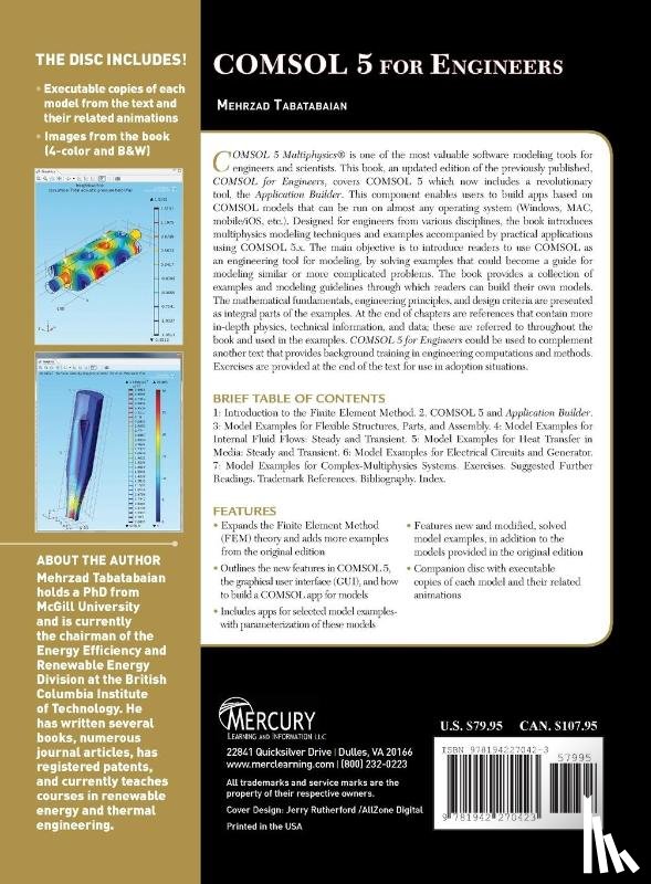 Tabatabaian, Mehrzad - COMSOL5 for Engineers