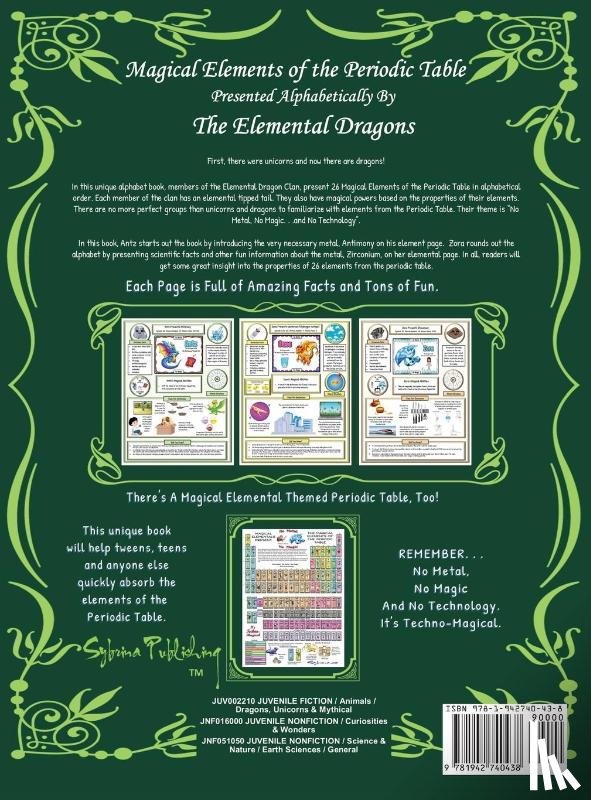 Durant, Sybrina - Magical Elements of the Periodic Table Presented Alphabetically By The Elemental Dragons