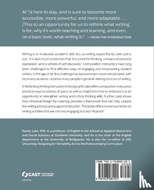 Laist, Randy - Rethinking Writing Instruction in the Age of AI