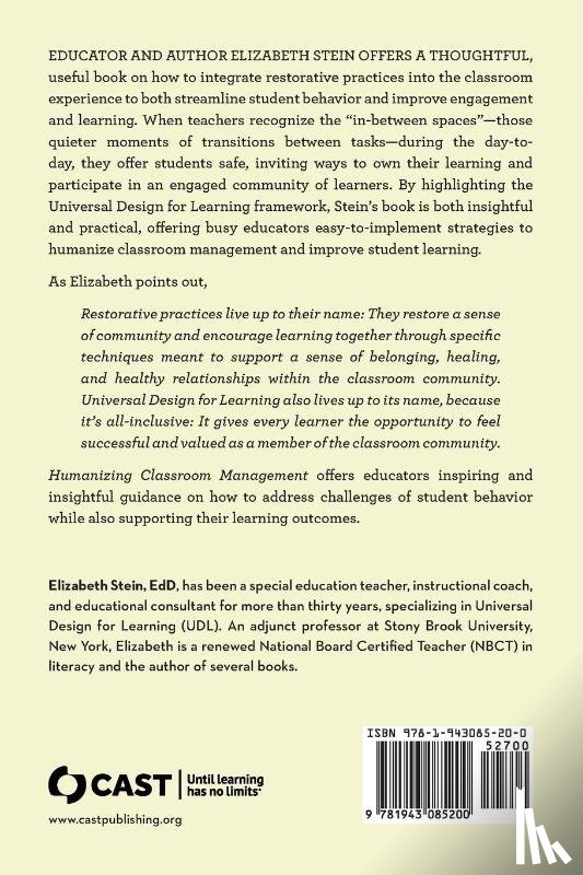 Stein, Elizabeth - Humanizing Classroom Management