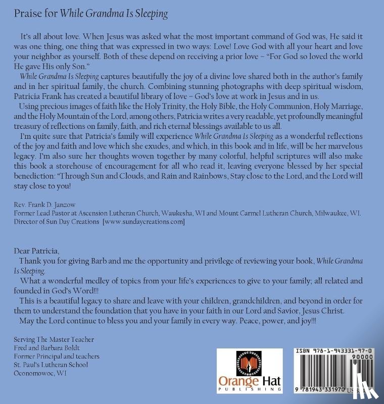 Frank, Patricia R - While Grandma Is Sleeping