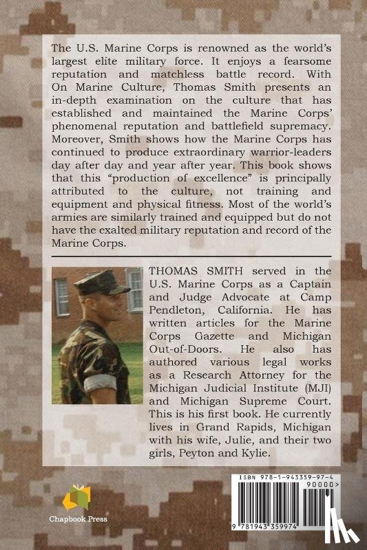 Smith, Thomas - On Marine Culture