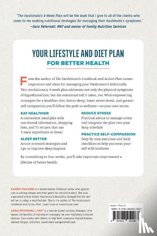 Frazier, Karen - The Hashimoto's 4-Week Plan