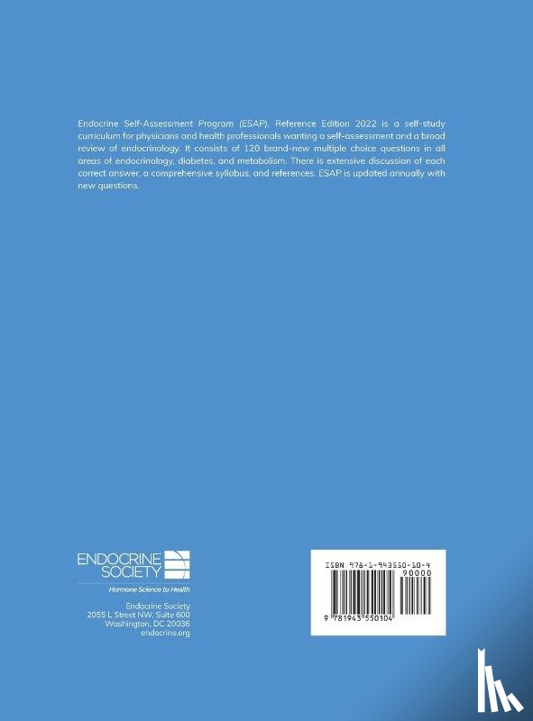  - Endocrine Self-Assessment Program: Questions, Answers, Discussions (ESAP 2022)