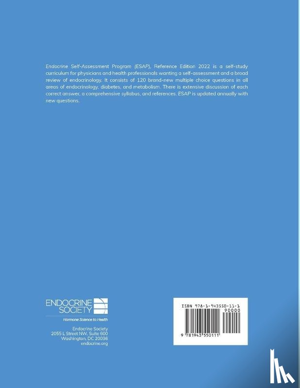  - Endocrine Self-Assessment Program: Questions, Answers, Discussions (ESAP 2022)