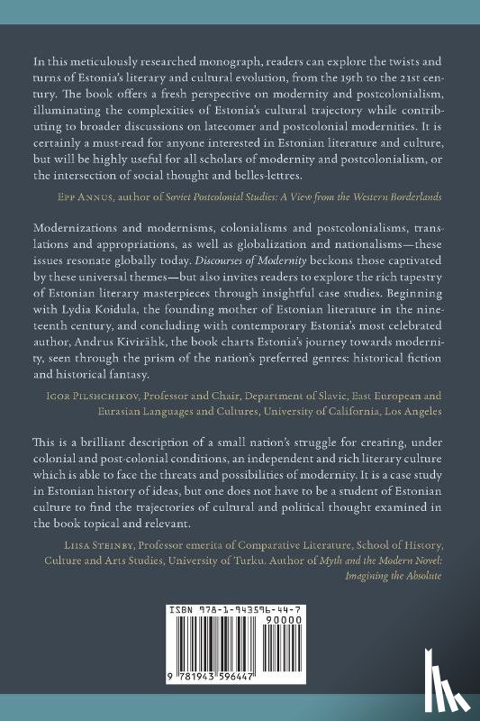 Peiker, Piret - Discourses of Modernity