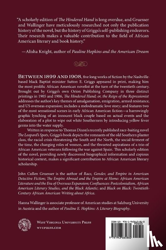 Griggs, Sutton E. - The Hindered Hand