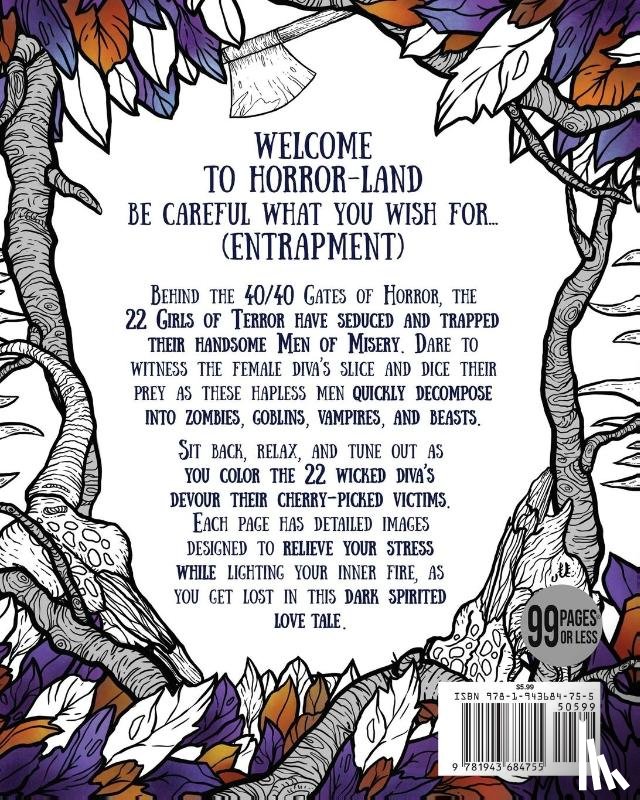 Shah, A M - Adult Coloring Book Horror Land