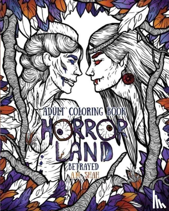 Shah, A M - Adult Coloring Book Horror Land