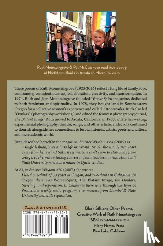 Mountaingrove, Ruth - Black Silk and Other Poems