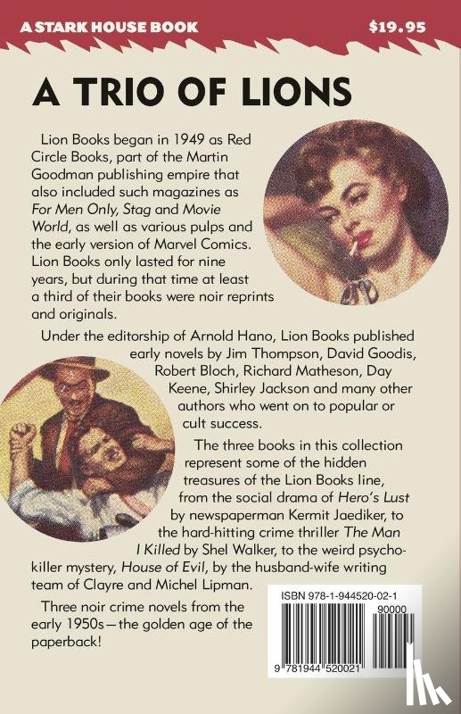 Jaediker, Kermit, Walker, Shel, Lipman, Clayre & Michel - Hero's Lust / The Man I Killed / House of Evil