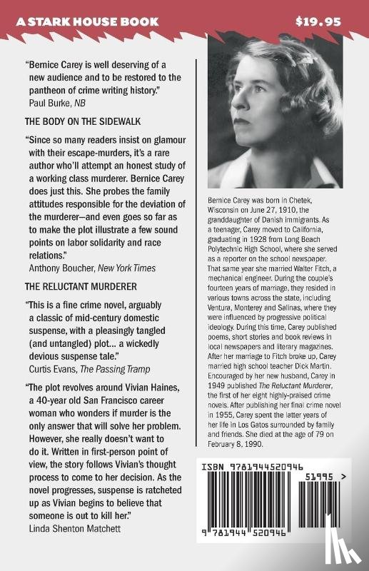 Carey, Bernice - The Body on the Sidewalk / The Reluctant Murderer