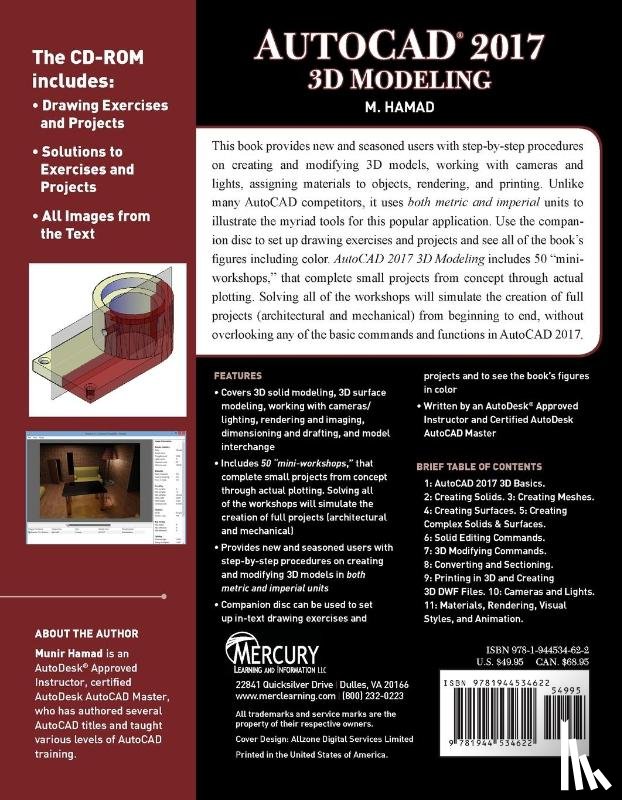 Hamad, Munir - AutoCAD 2017 3D Modeling