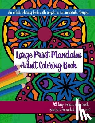 Brilliant Activity Books - Large Print Mandalas Adult Coloring Book