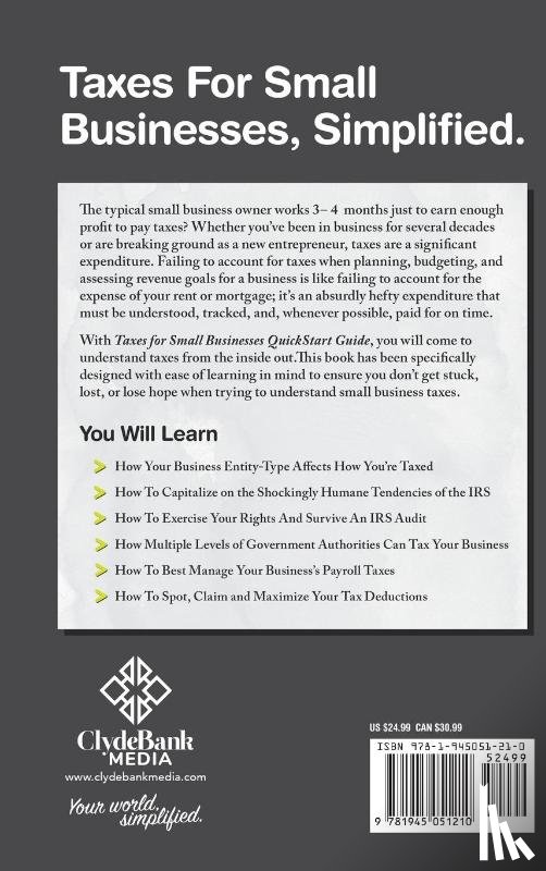 Business, Clydebank - Taxes for Small Businesses QuickStart Guide