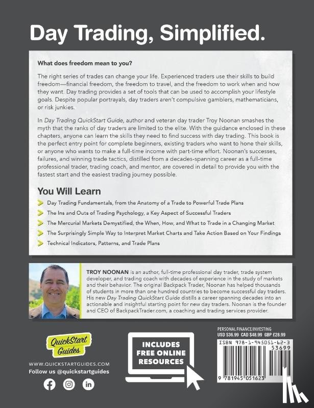 Noonan, Troy - Day Trading QuickStart Guide