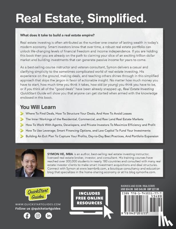 He, Symon - Real Estate Investing QuickStart Guide