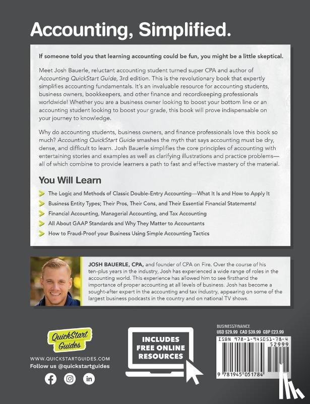 Bauerle Cpa, Josh - Accounting QuickStart Guide