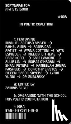 Williams, Kandis - Software for Artists Book: School(s) for Poetic Computation