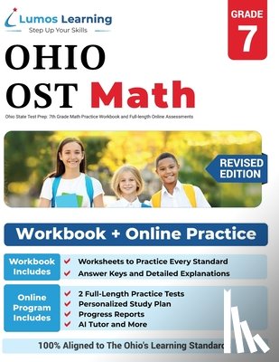 Learning, Lumos - Ohio State Test Prep: 7th Grade Math Practice Workbook and Full-length Online Assessments: OST Study Guide