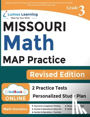 Learning, Lumos - Missouri Assessment Program Test Prep: 3rd Grade Math Practice Workbook and Full-length Online Assessments: MAP Study Guide