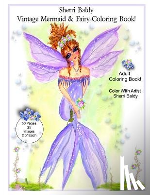 Baldy, Sherri Ann - Sherri Baldy Vintage Mermaid and Fairy Coloring Book
