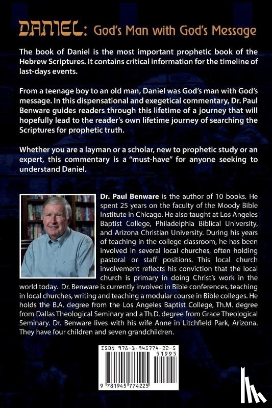 Benware, Paul - Daniel God's Man With God's Message