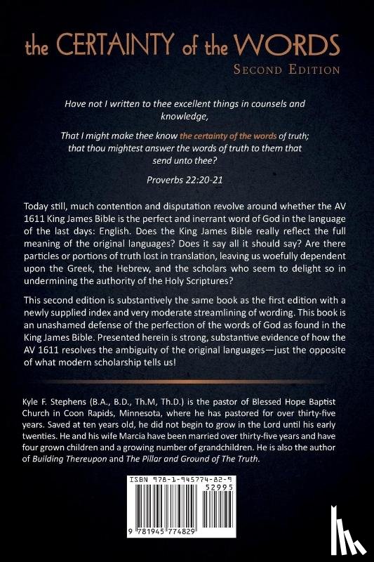 Stephens, Kyle F. - The Certainty of Words (Second Edition)