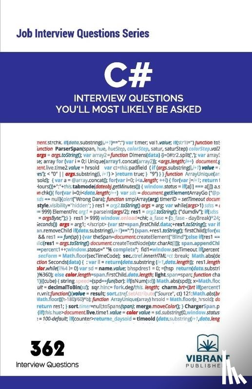 Vibrant Publishers - C# Interview Questions You'll Most Likely Be Asked