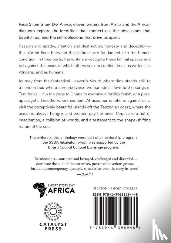 Njoku, Sola, Sematlane, Moso, Asibon, Aba Amissah, Mutua, Kabubu - Captive: New Short Fiction from Africa