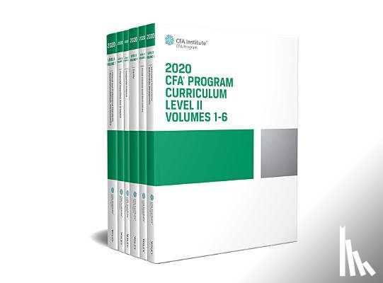 CFA Institute - CFA Program Curriculum 2020 Level II, Volumes 1-6 Box Set