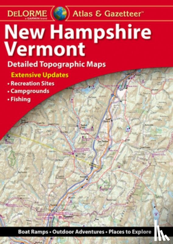 Rand McNally - Delorme Atlas & Gazetteer: New Hampshire, Vermont