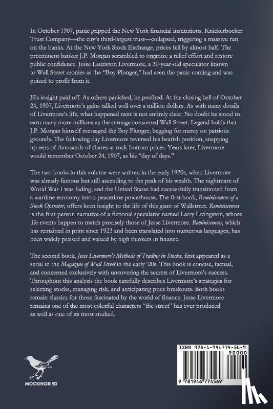 Livermore, Jesse Lauriston, Lefevre, Edwin, Wyckoff, Richard DeMille - Jesse Livermore's Two Books of Market Wisdom